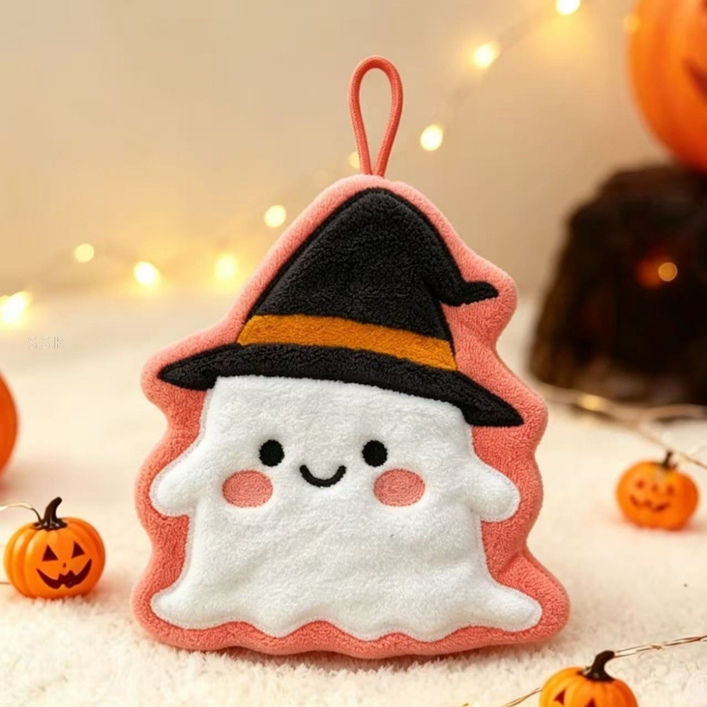 🎃萬聖節主題 南瓜造型可愛擦手巾-細節圖6