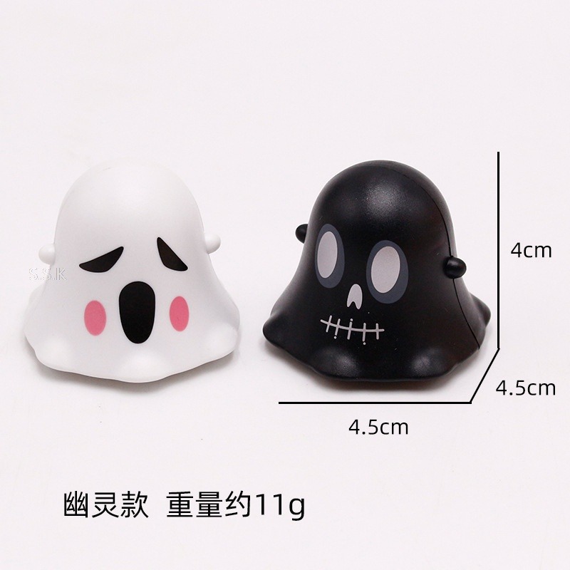 🎃萬聖節主題 南瓜幽靈骷髏蝙蝠回力玩具車10入組-細節圖6