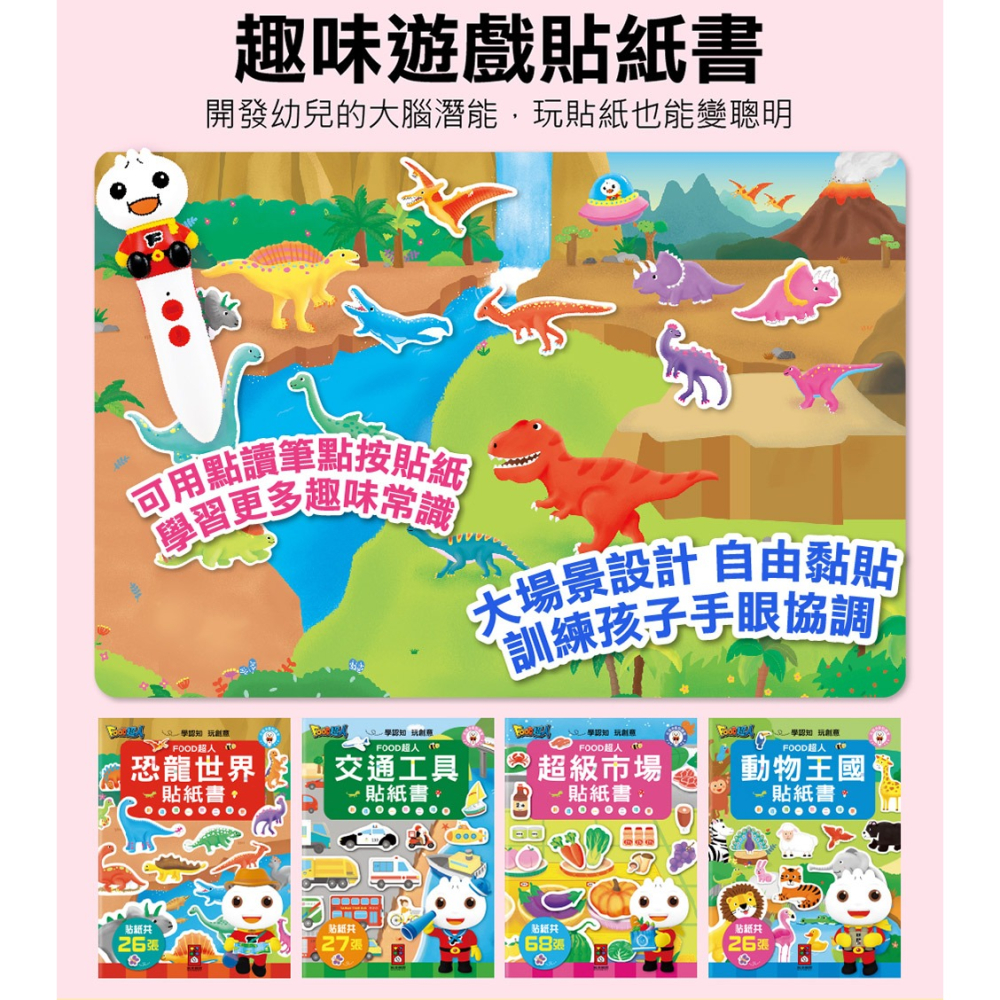📖風車圖書🔸FOOD超人多重點讀-知識圖鑑百科52件組-細節圖10