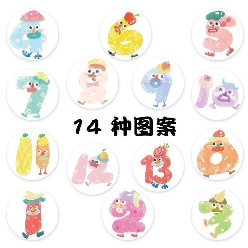0920收單 超人氣可愛捲捲貼（500張）-規格圖9