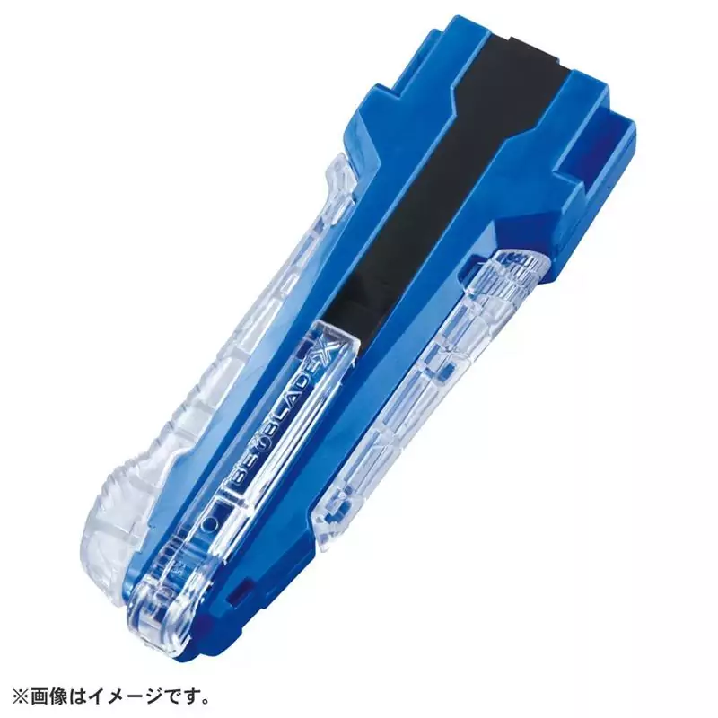 BEYBLADE X 戰鬥陀螺 BX-42 X發射器改造型握把（藍／透明） 正版 全新現貨-細節圖2