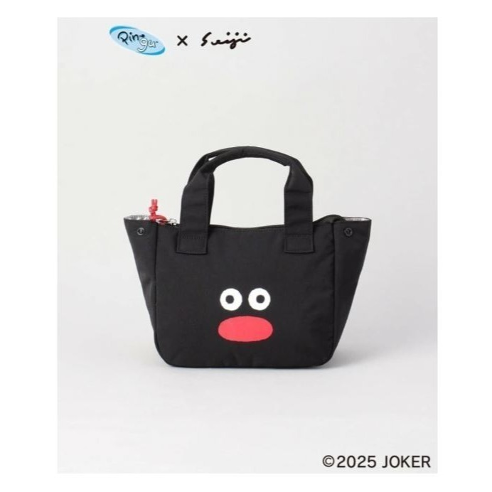 PINGU企鵝家族 多口袋餐袋(黑)-細節圖2