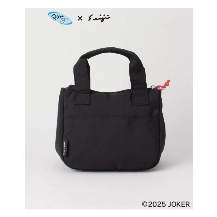 PINGU企鵝家族 多口袋餐袋(黑)-細節圖4