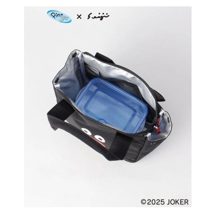 PINGU企鵝家族 多口袋餐袋(黑)-細節圖7