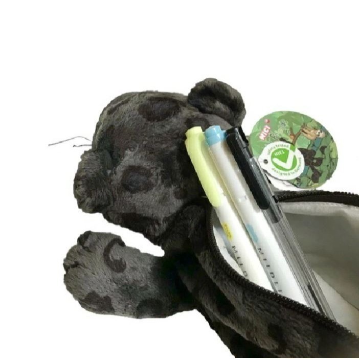NICI 黑豹/粉紅豹鉛筆袋-細節圖6