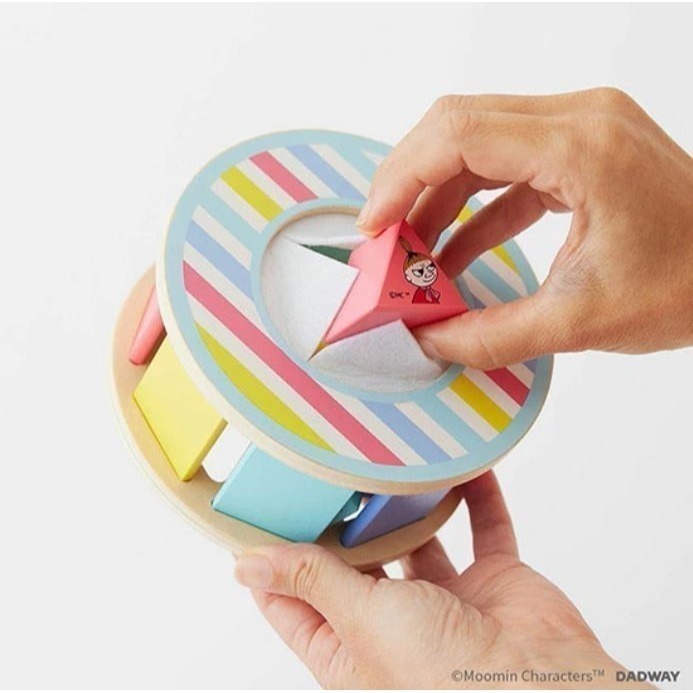 嚕嚕米 花馬積木配對拖拉玩具-細節圖3