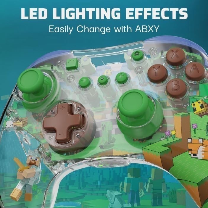 《正版授權》Nintendo Switch任天堂  Minecraft無線控制器-細節圖3
