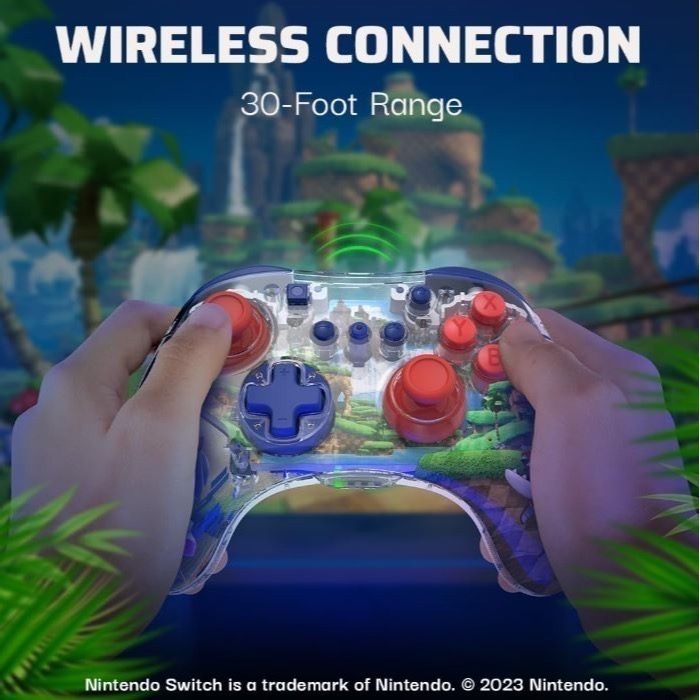 《正版授權》Nintendo Switch任天堂 音速小子無線控制器-細節圖3