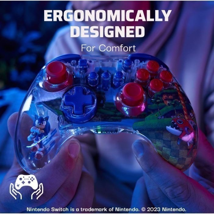 《正版授權》Nintendo Switch任天堂 音速小子無線控制器-細節圖7