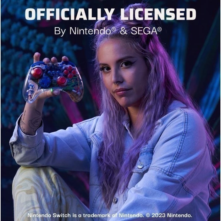 《正版授權》Nintendo Switch任天堂 音速小子無線控制器-細節圖5