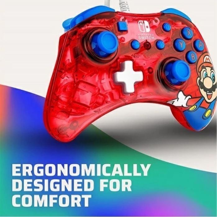 《正版授權》Nintendo Switch任天堂 超級瑪利歐有線控制器PDP Rock Candy-細節圖4
