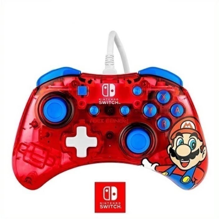 《正版授權》Nintendo Switch任天堂 超級瑪利歐有線控制器PDP Rock Candy-細節圖2