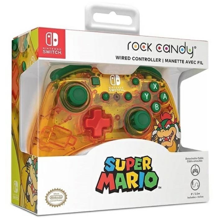 《正版授權》Nintendo Switch任天堂 庫巴有線控制器PDP Rock Candy-細節圖8