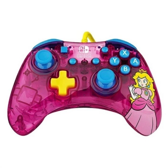 《正版授權》Nintendo Switch任天堂 碧姬公主有線控制器PDP Rock Candy-細節圖5