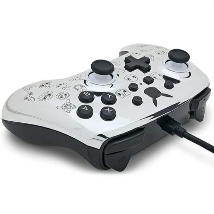 《正版授權》Nintendo Switch任天堂 寶可夢有線控制器(黑銀色)-細節圖4