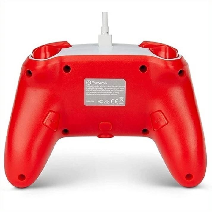 《正版授權》Nintendo Switch任天堂 超級瑪利歐有線控制器(紅白)-細節圖3