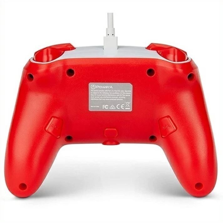 《正版授權》Nintendo Switch任天堂 超級瑪利歐有線控制器(紅白)-細節圖3