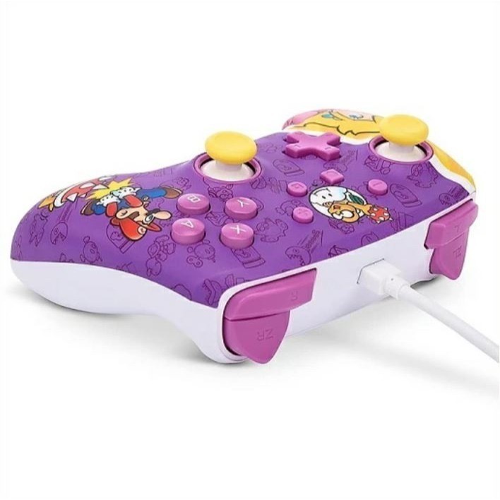 《正版授權》Nintendo Switch任天堂 桃子公主戰鬥有線控制器-細節圖7