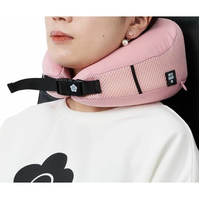 MARY QUANT 記憶綿頸枕 附抽繩袋(共2款)-細節圖6