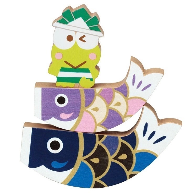 三麗鷗木製雛人偶(藍色)-細節圖4