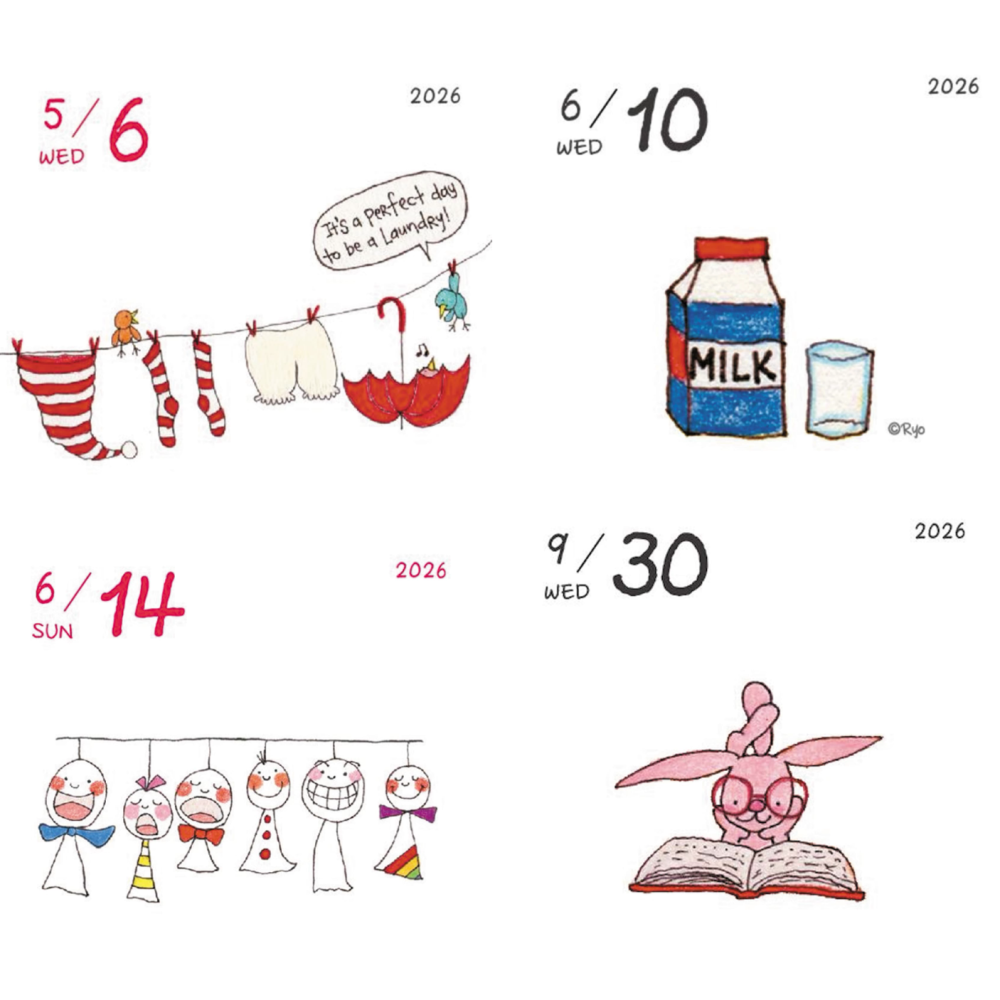 COCO女孩 2026年日曆、月曆(共3款)-細節圖2