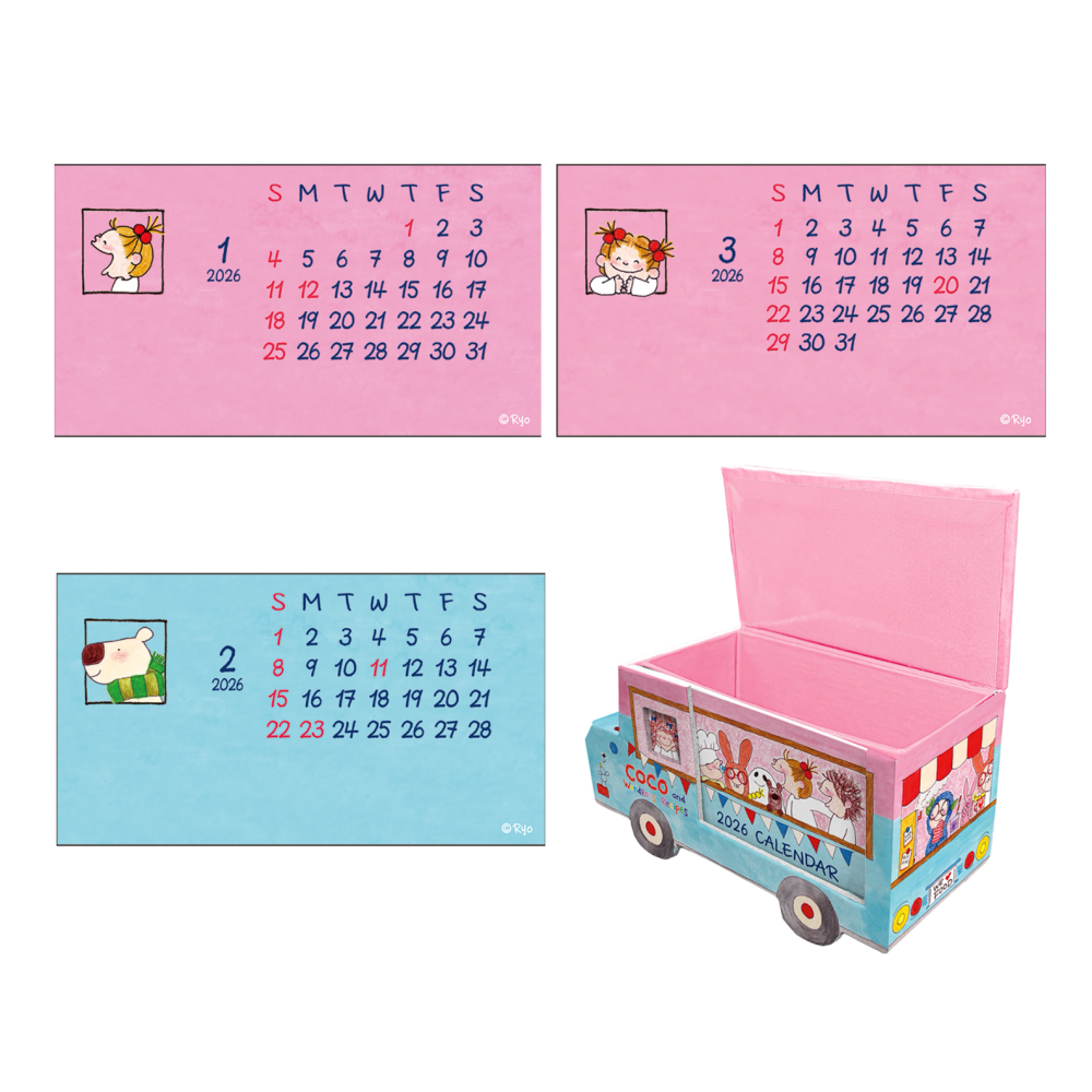 COCO女孩 2026年日曆、月曆(共3款)-細節圖11