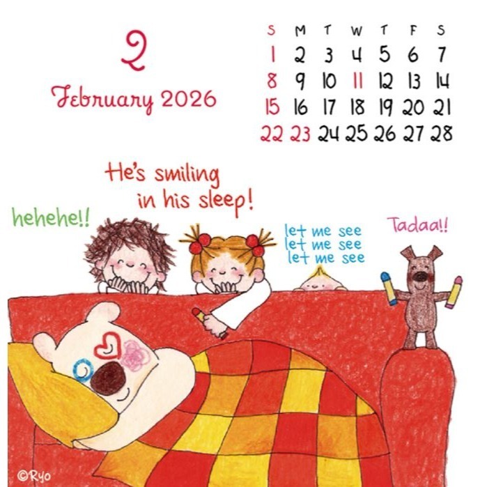 COCO女孩 2026年月曆、掛曆(共3款)-細節圖2