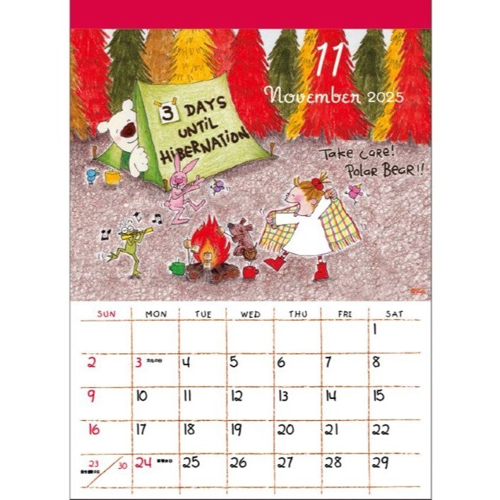 COCO女孩 2026年月曆、掛曆(共3款)-細節圖7