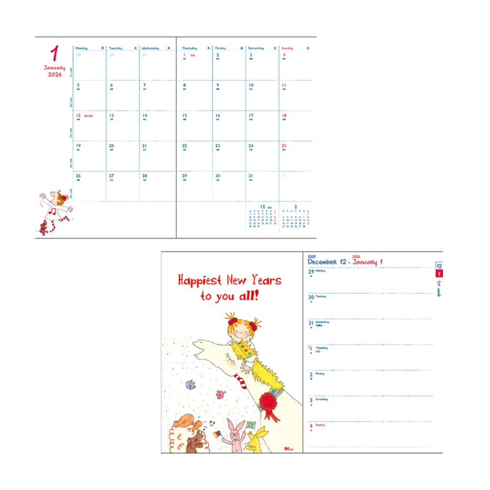 COCO女孩 2026年手帳(共4款)-細節圖2