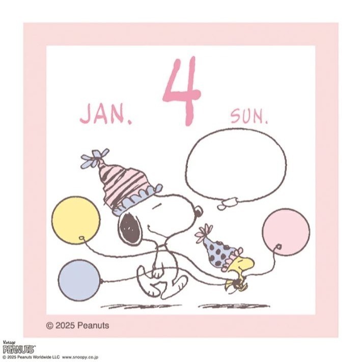 史努比 2026年迷你日曆/月曆-細節圖3