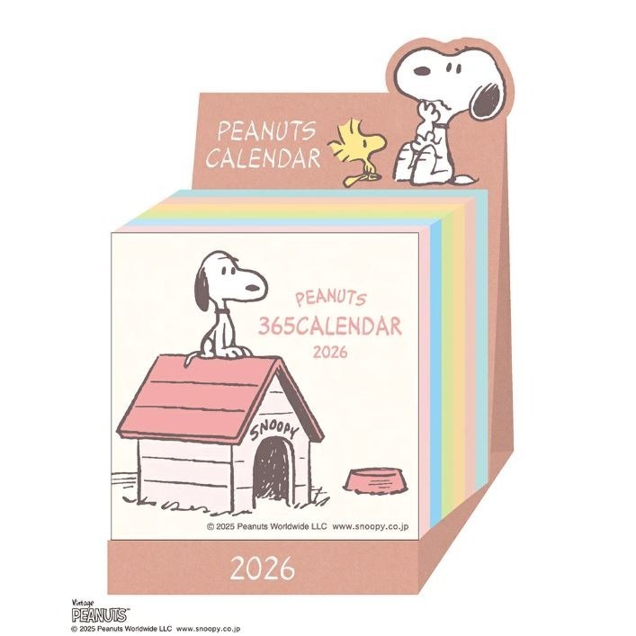 史努比 2026年迷你日曆/月曆-規格圖10