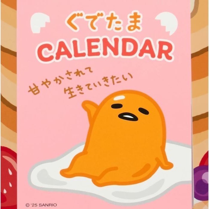 ANGEL BLUE 、蛋黃哥2026年迷你日曆-細節圖8