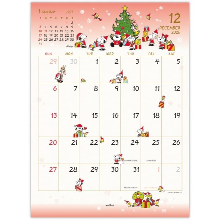 史努比 2026年掛曆/桌曆-細節圖4