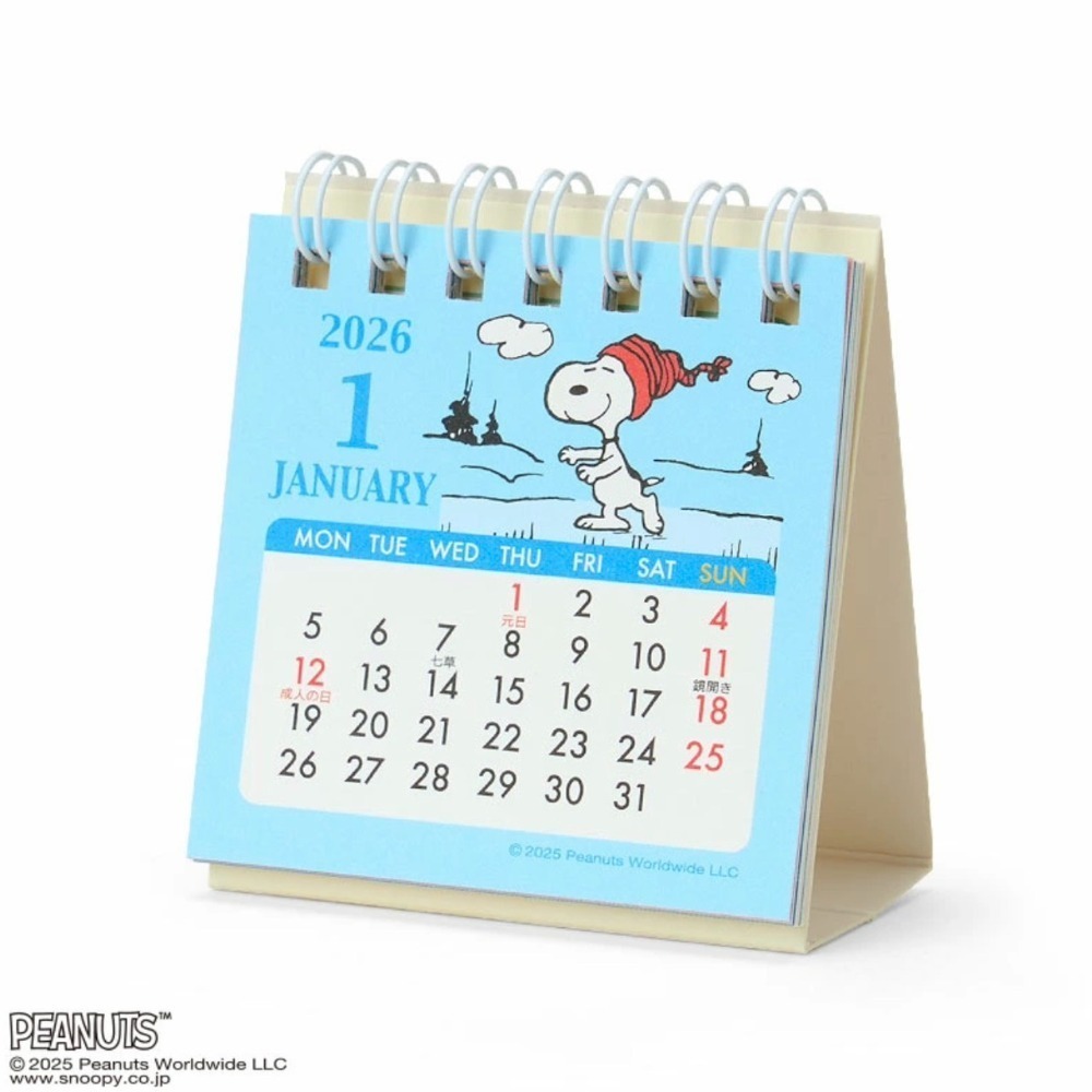 史努比 2026年桌曆/月曆/掛曆/手帳(共11款)-規格圖11