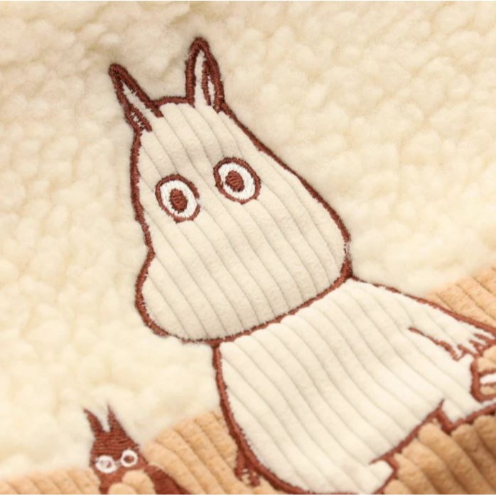 嚕嚕米 燈芯絨手提袋(共2款)-細節圖4