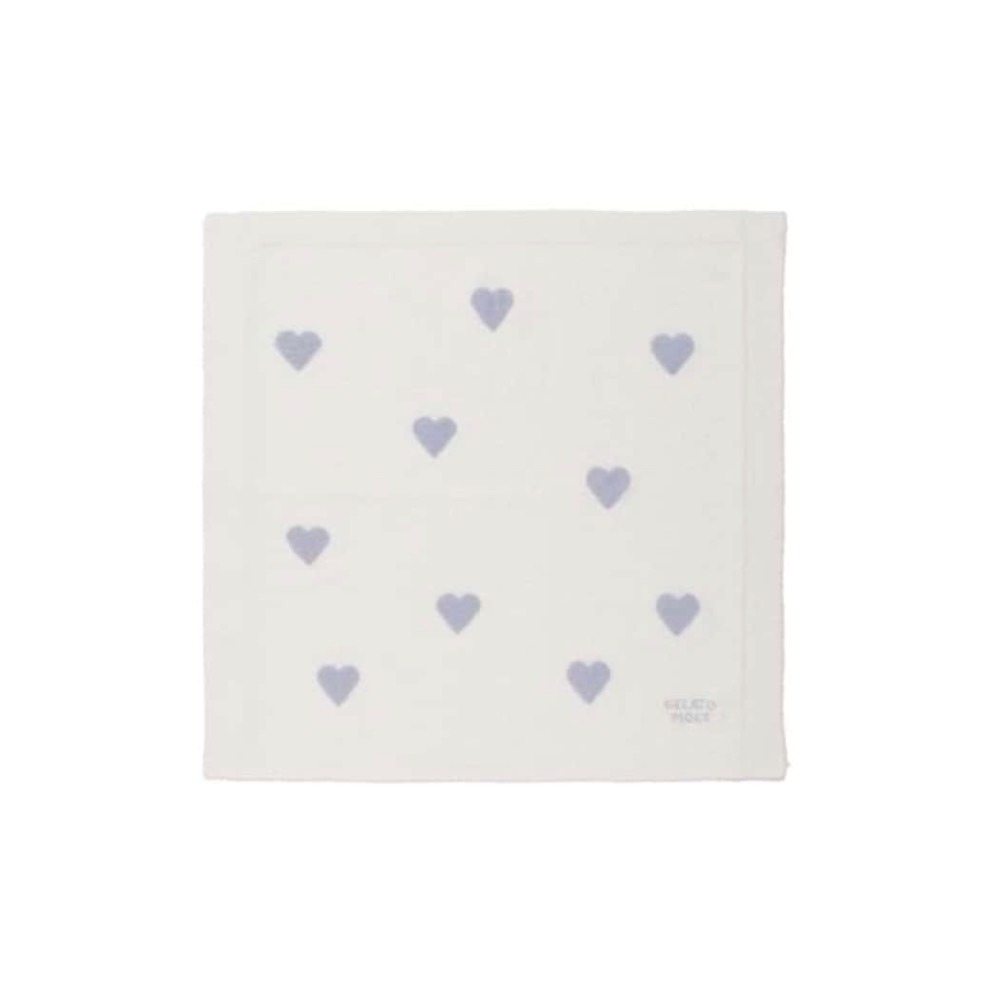 藍愛心毯子（65*65CM）