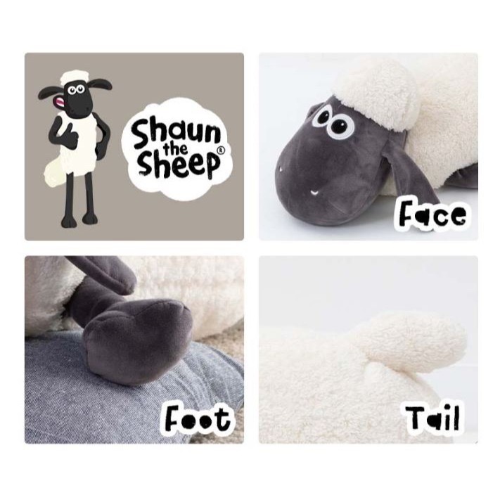 笑笑羊 麻糬紓壓抱枕(多款)-細節圖10