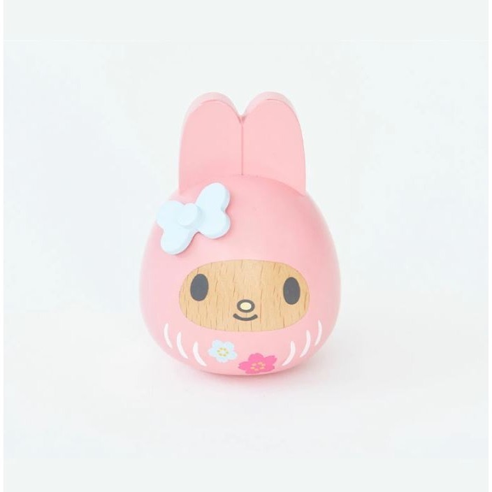 Hello Kitty、美樂蒂、酷洛米 木製達摩娃娃-規格圖11