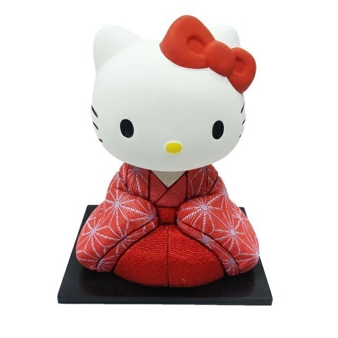 Hello Kitty人偶招財貓(日製)-細節圖4