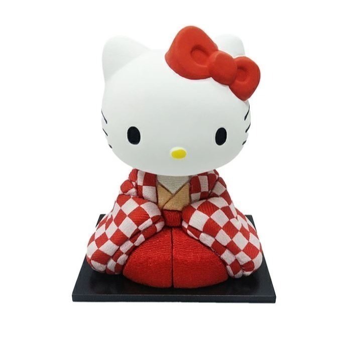 Hello Kitty人偶招財貓(日製)-細節圖8