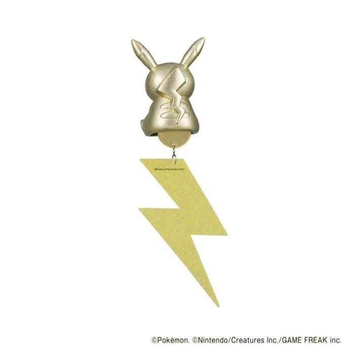 《日本能作》 皮卡丘手工鑄造黃銅風鈴-細節圖2