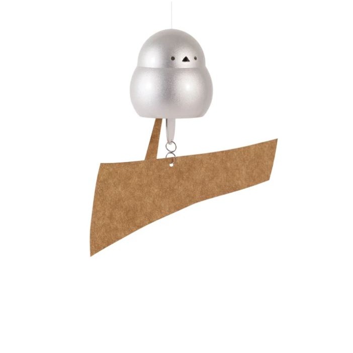 《日本能作》 雪人、長尾山雀手工鑄造黃銅風鈴(共2款)-細節圖3