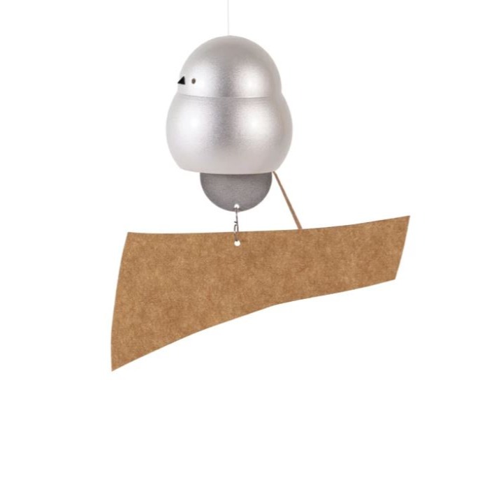 《日本能作》 雪人、長尾山雀手工鑄造黃銅風鈴(共2款)-細節圖4