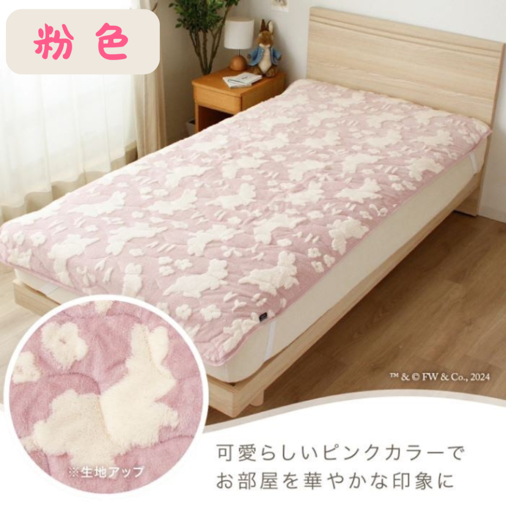 彼得兔 立體緹花毯、保暖墊、被套、抱枕套、枕頭套-規格圖7