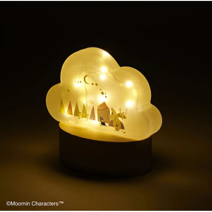 嚕嚕米 雲朵LED北歐風小夜燈-細節圖7