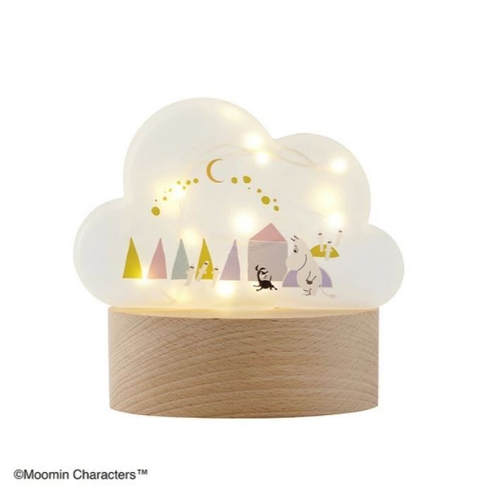 嚕嚕米 雲朵LED北歐風小夜燈-細節圖4