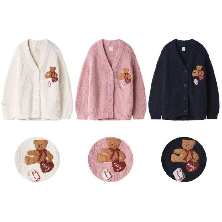 gelato pique 居家V領針織外套-細節圖2