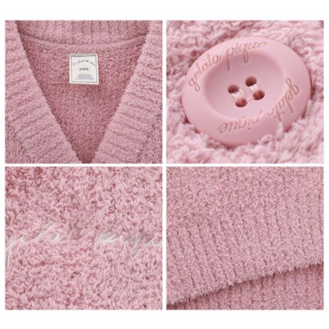 gelato pique 居家V領針織外套-細節圖5