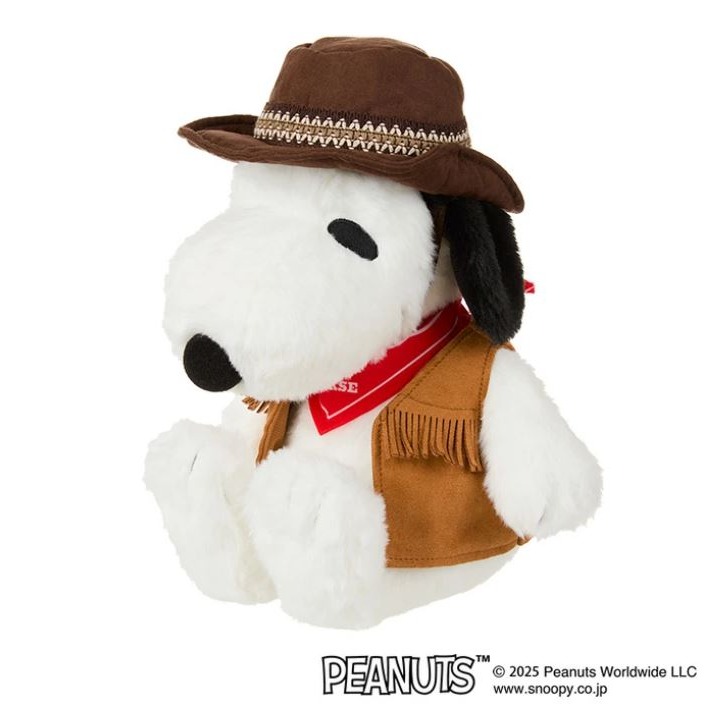 史努比 馬年牛仔造型玩偶-細節圖2