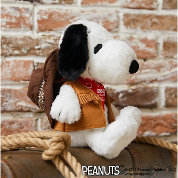 史努比 馬年牛仔造型玩偶-細節圖5